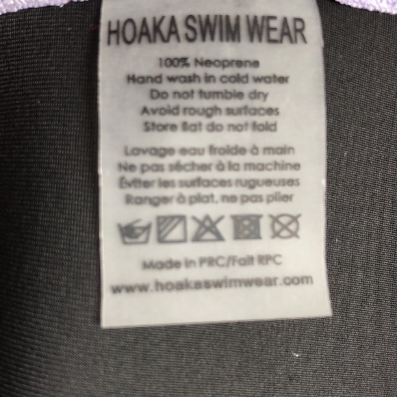 Hoaka Swimwear Lilac Velvet Hip Bikini Bottom Cheeky X Large Neoprene - Picture 10 of 13